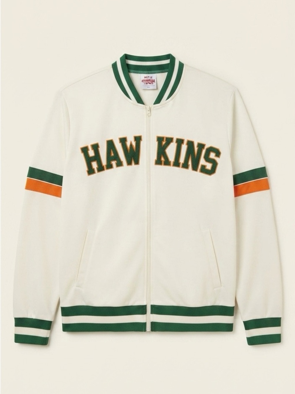 Netflix Stranger Things Hawkins Tigers Varsity Track Jacket Size Medium